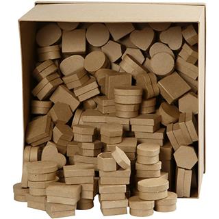 Škatlice iz papirne mase 4-6 cm, 144