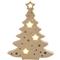 Božično drevo z lučkami 21x28x4 cm