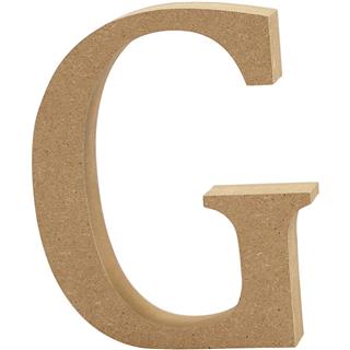 Lesena črka G, 13 cm