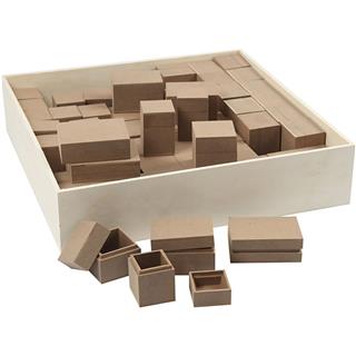 Male lesene škatlice 2,5-5 cm, MDF, 60