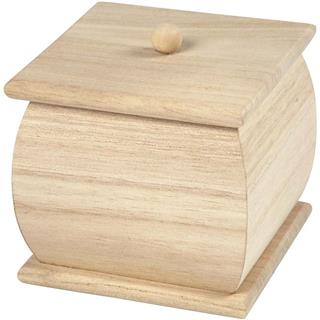 Lesena škatlica 7,5x7,5x8 cm