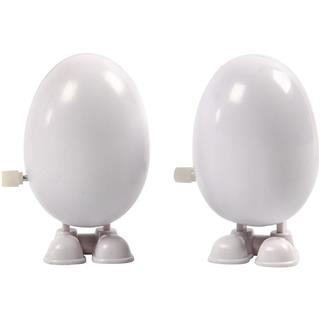 Gibljivo jajce za skakanje 7 cm,set 2