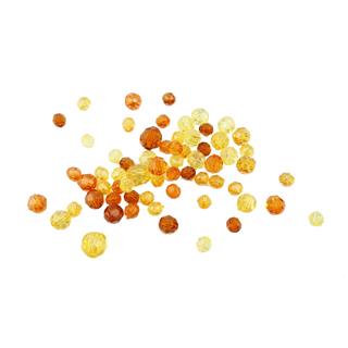 Brušene perle, 4-12 mm, 50 g