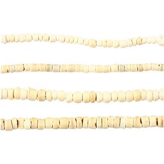 Kokosove perle,3-5 mm, set 4x40 cm